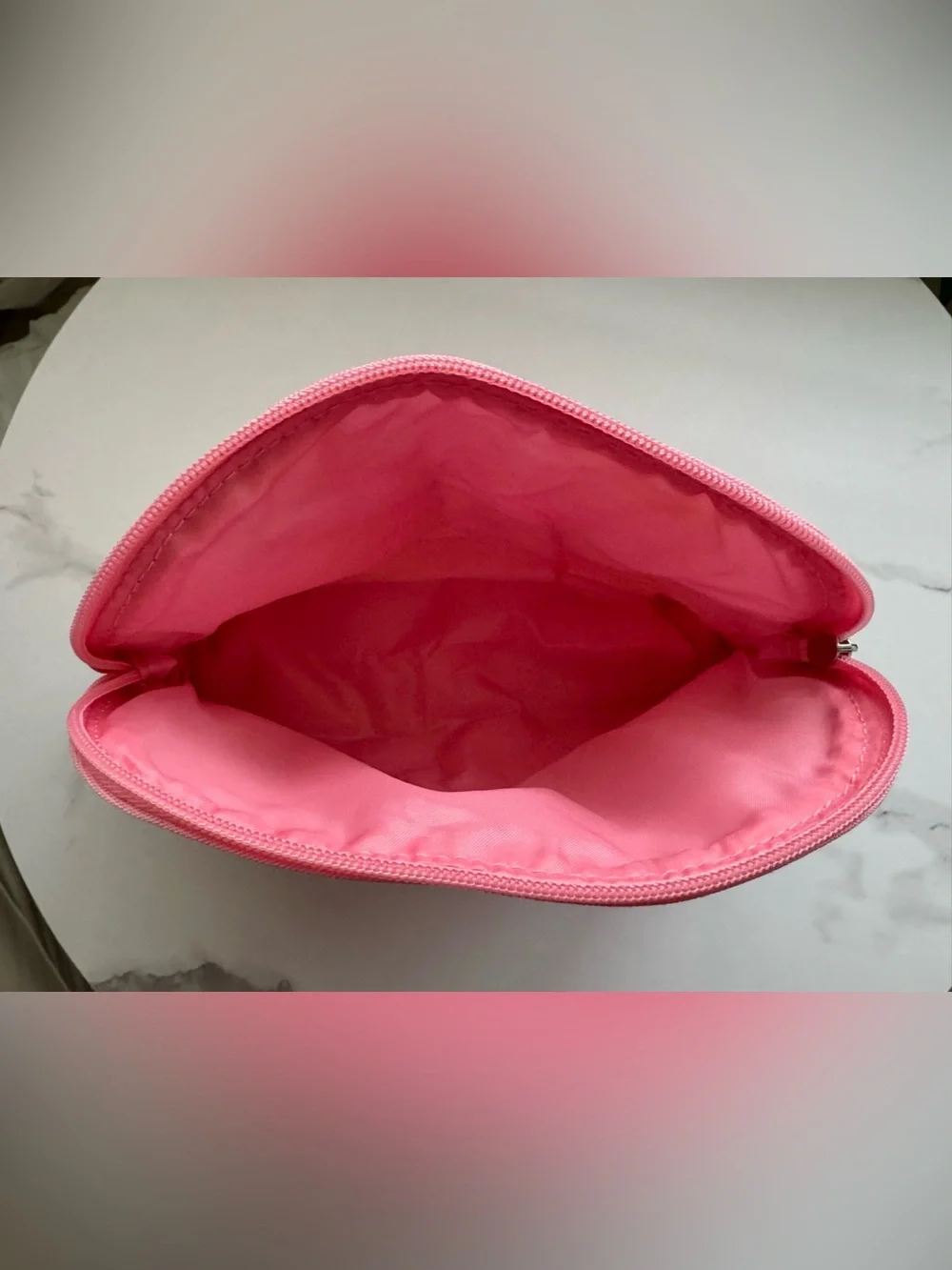 Clinique Pink Floral Makeup Bag